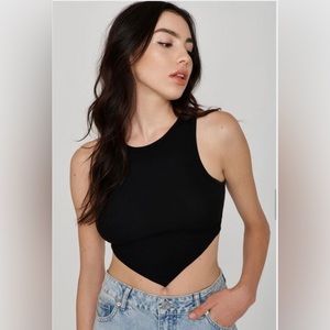 GARAGE ribbed bandana tank top